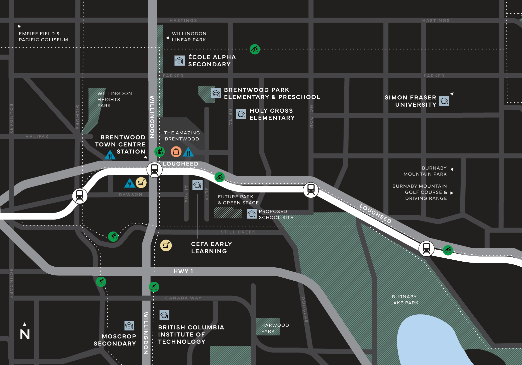 South Yards Map
